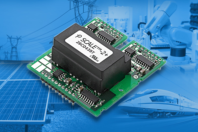 Power Integrations adds protection features to their compact 1200 V/1700 V SCALE-2+ dual-driver-core family 